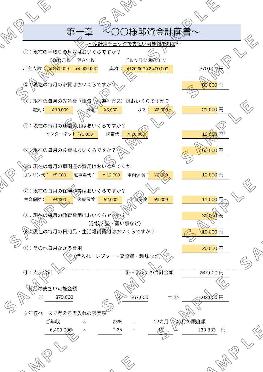 家づくりのお金をまる裸。あなたの資金計画作成します あなたの“理想の家づくり”を支える、安心の資金計画。 イメージ1