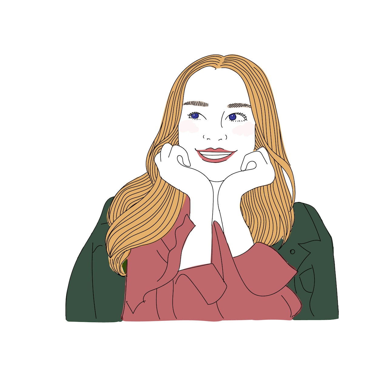 あたたかみのある特別なイラスト作成します ウエルカムボードや大切な人への贈り物に イメージ7