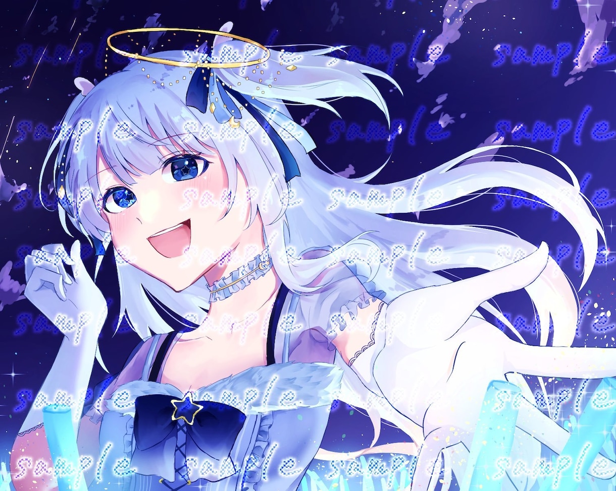 キラキラした可愛いイラストを描きます 可愛くて目を惹くイラストをお求めの方は是非！ イメージ2