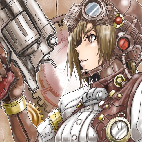 スチームパンクなアイコン作成します スチームパンクのイラスト作成します！ イメージ3