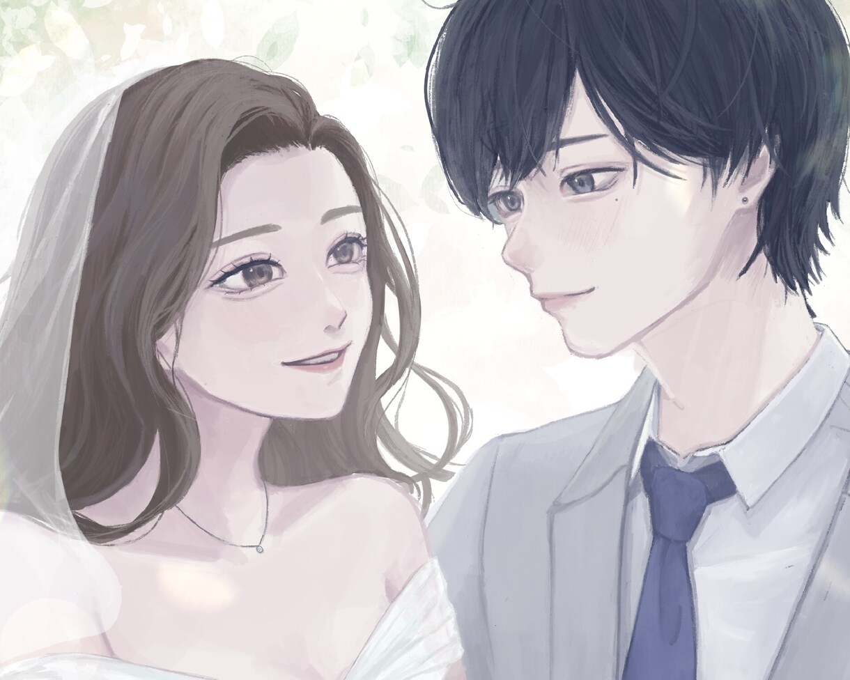 繊細な厚塗りイラスト描きます アイコンや配信背景、MVイラストに。無料オプションも豊富 イメージ6