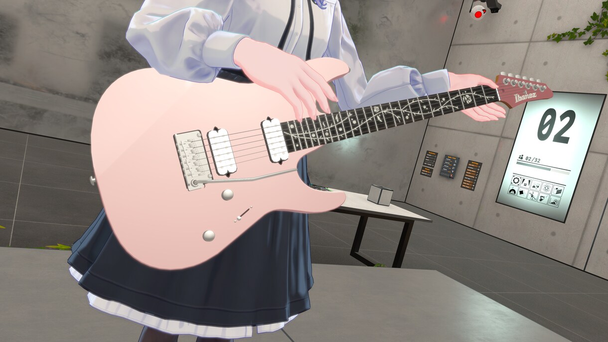 あなたのギター、VRChatに持ち込めます 形や質感、ステッカーや傷も楽器経験者が丁寧にモデル化します！ イメージ5