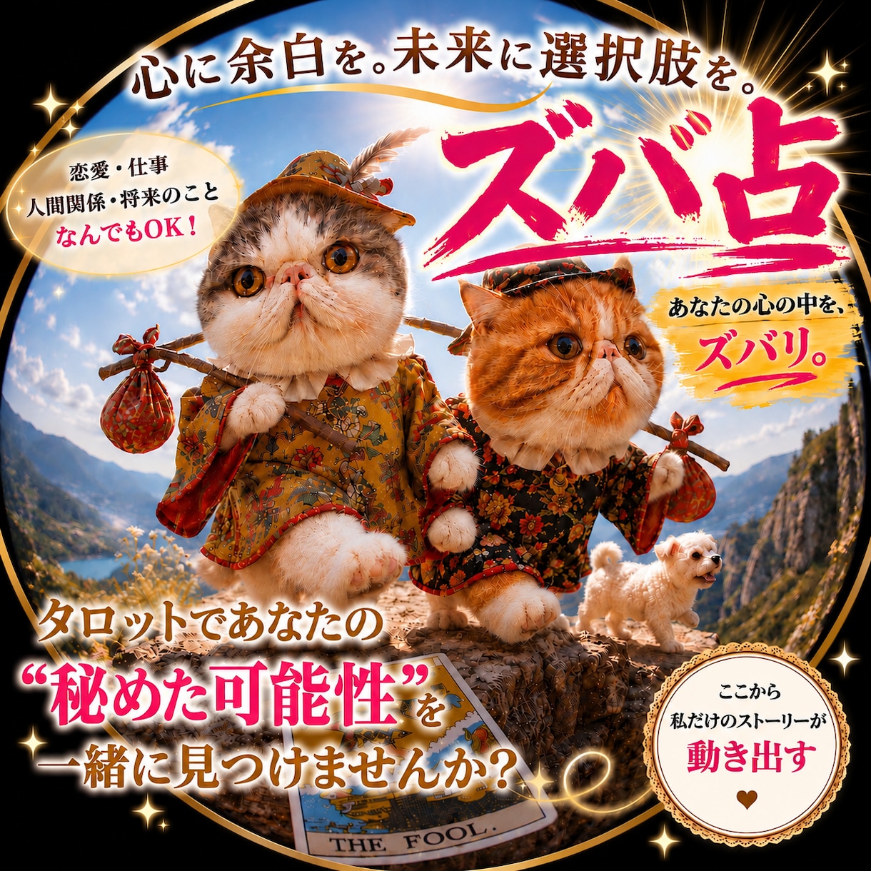 テキスト鑑定タロットで心に寄り添い答えを探します 恋愛だけでなく、仕事や人間関係のお悩みも丁寧に占います イメージ3