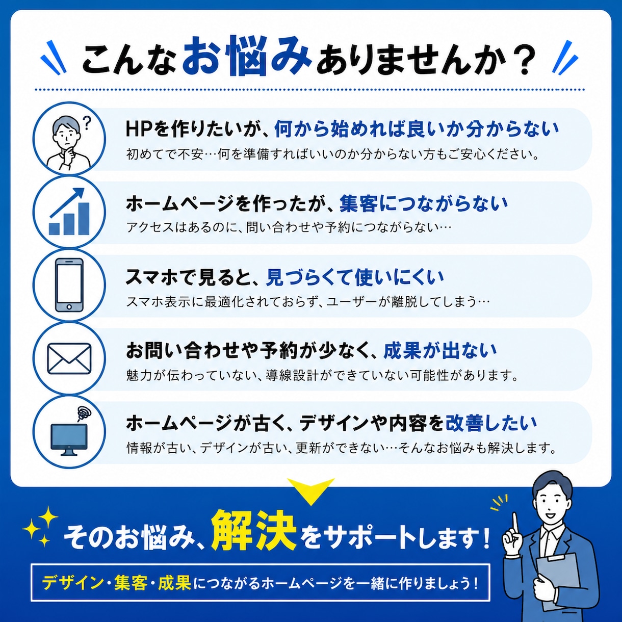 信頼構築HP、成約特化LPを作成します 格安HP・LP作成、オプション無料サービスいたします。 イメージ2