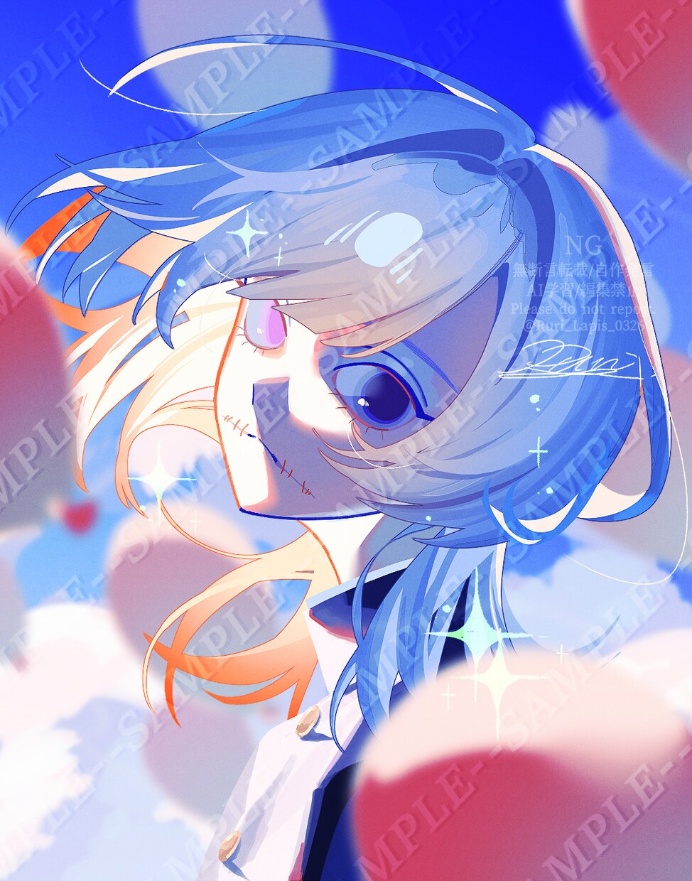 鮮やかで美しい光、描きます 歌ってみた、グッズ等幅広く対応可能です！ イメージ1