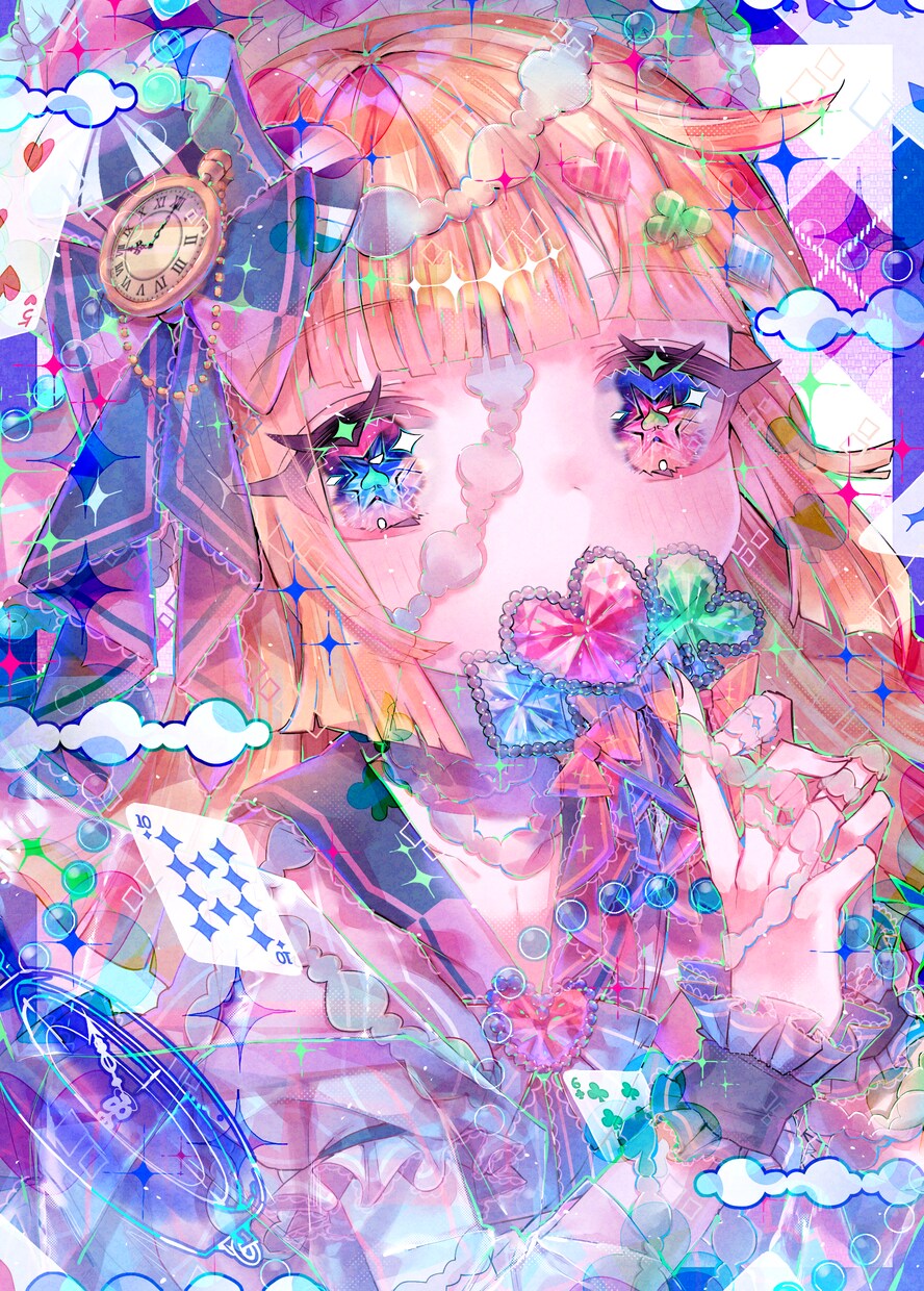 キラキラポップなイラスト描きます 活動者さま、創作者さま、個人さま！何でも描かせてください！！ イメージ4