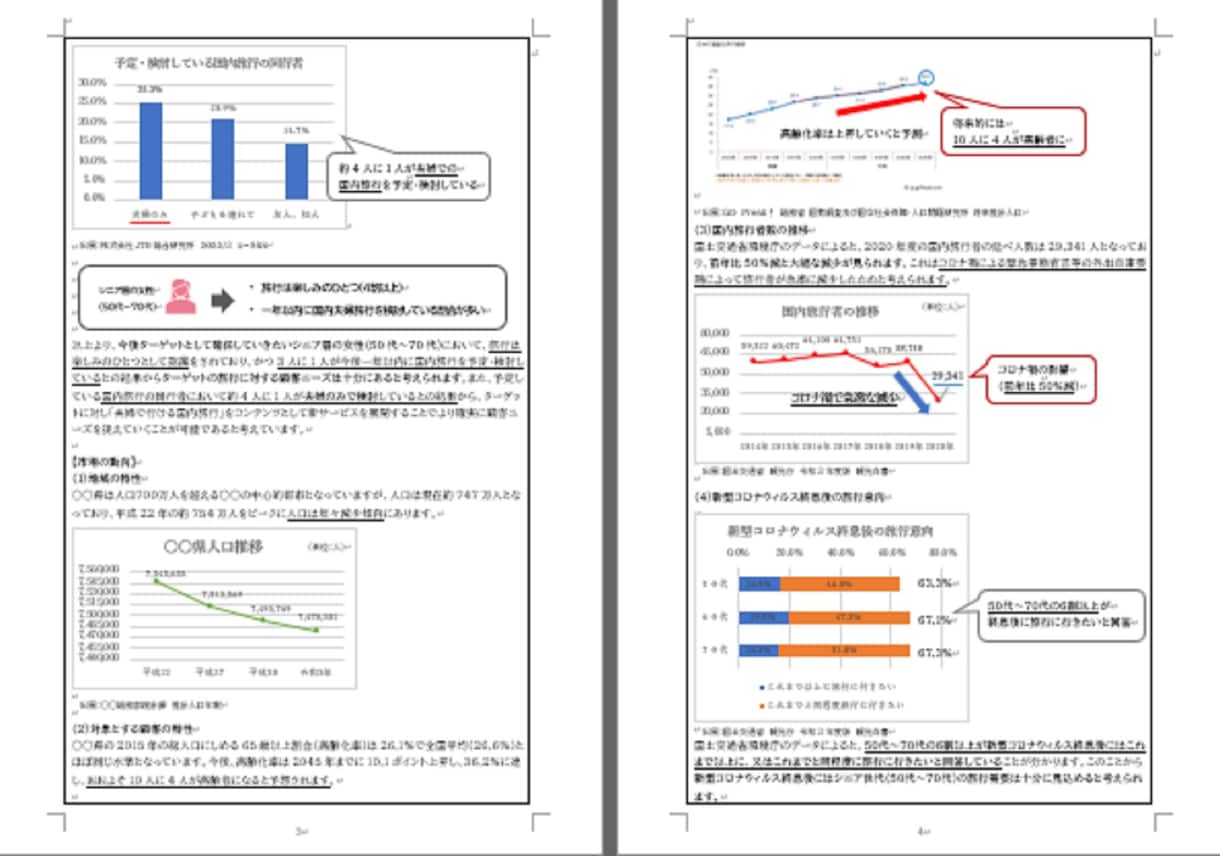 旅行代理店★持続化補助金採択書類をお譲りします 採択済みの事業計画書を【テンプレート】としても利用できます！ イメージ3
