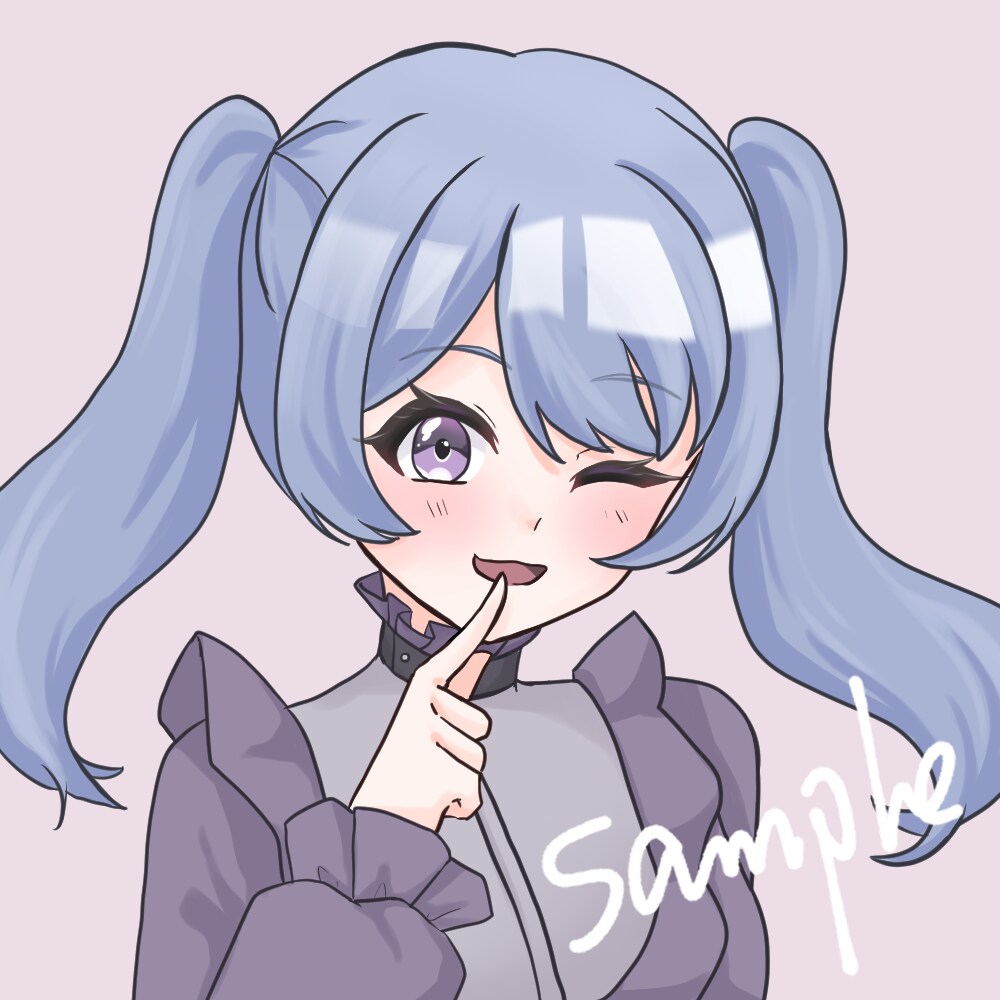 可愛い女の子のアイコンイラスト描きます 何度でも修正OK！SNS・LINE等様々な用途で使用可能！ イメージ4