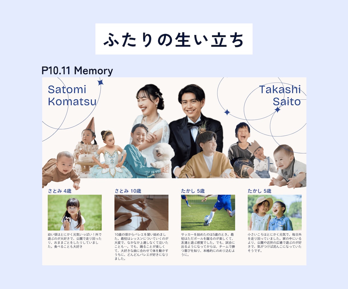 個性が欲しいあなたに！プロフィールブック作れます あなたのセンスが光る☆モダンなデザインで印象的な結婚式に イメージ9