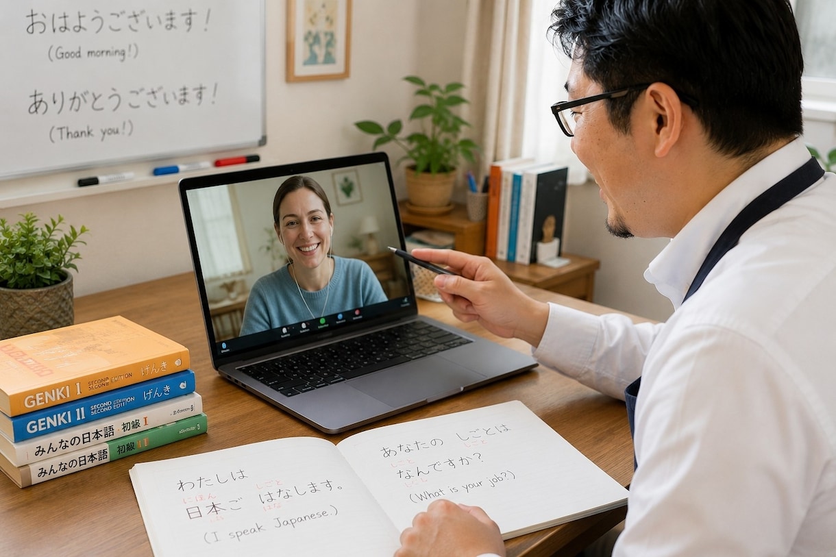 体験レッスン   オンライン日本語レッスンやります 独自メソッドで、話す・読む・聞く力がバランスよく伸びる イメージ2