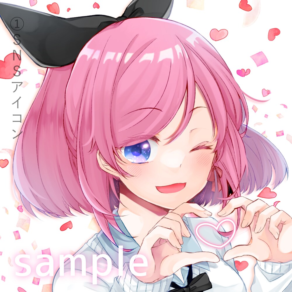 キャラクターイラスト制作承ります SNSアイコンやTRPG等の立ち絵にどうぞ！ イメージ1