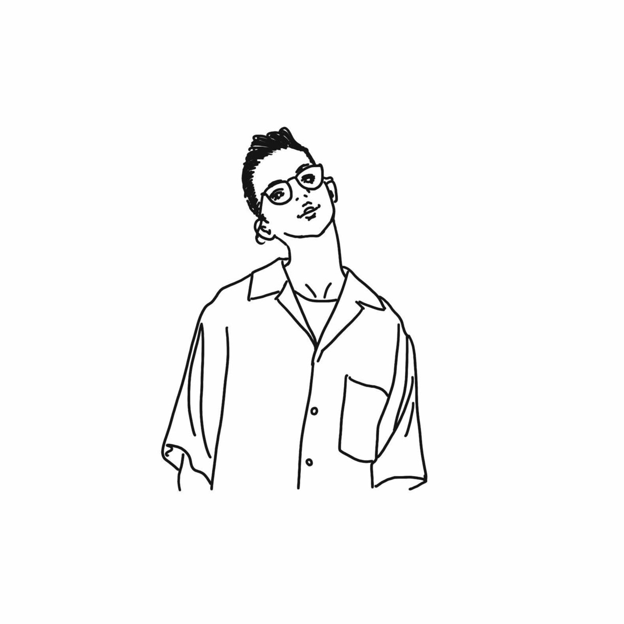 日常を切り取るやさしい線のシンプルイラスト描きます SNS・冊子にも ◎おしゃれでゆるい似顔絵やイラスト描きます イメージ4