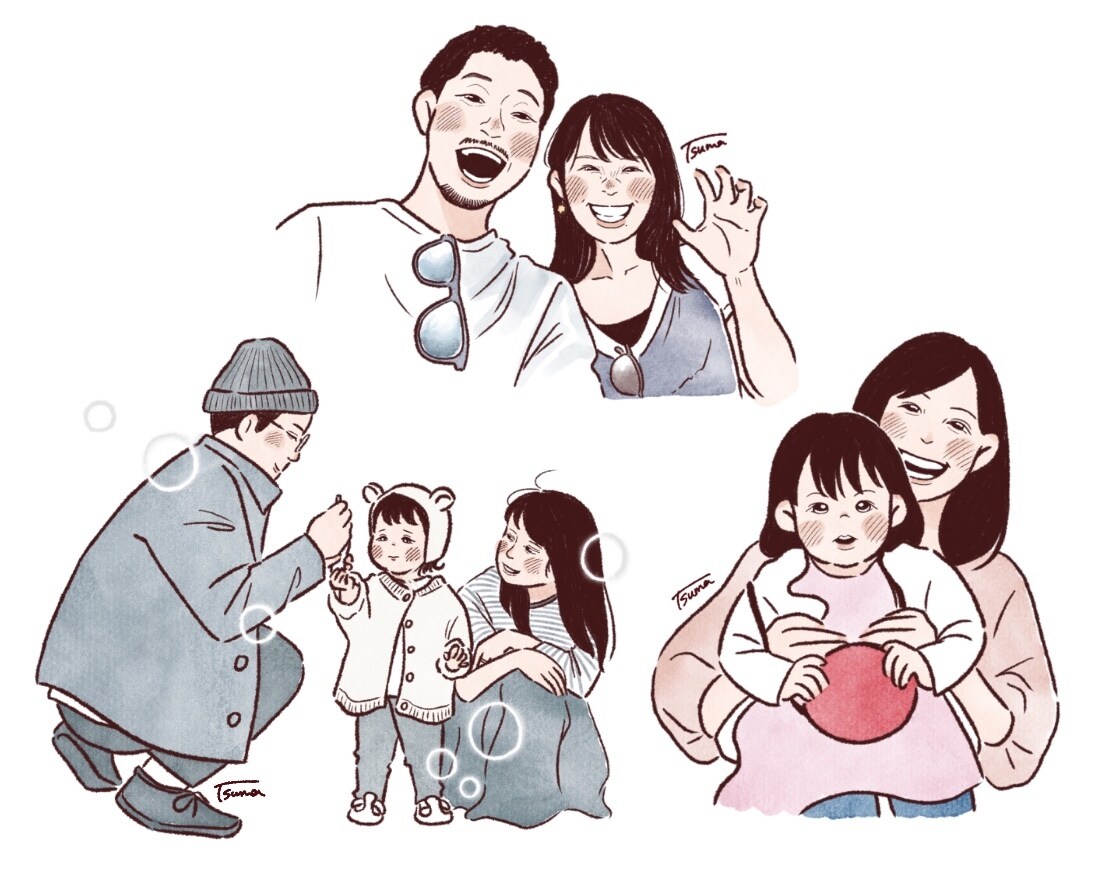 ほどよくリアルで優しく似せる似顔絵お描きします 大人数・ペットOK！笑顔が得意です♡記念日や贈り物にも◎ イメージ7