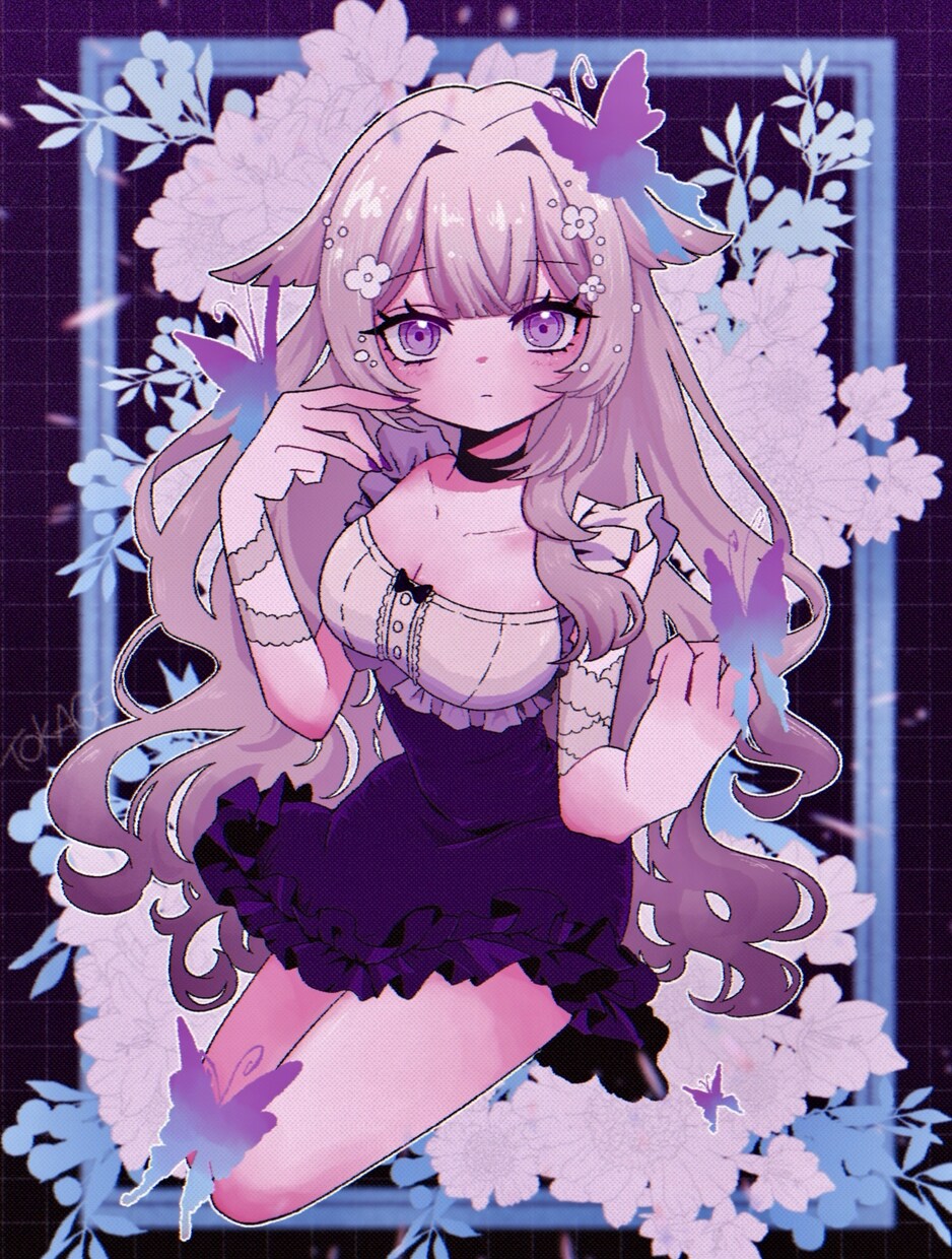 ダークで可愛いイラスト描きます VTuberさんのグッズやサムネイル、商用イラストなど！ イメージ1