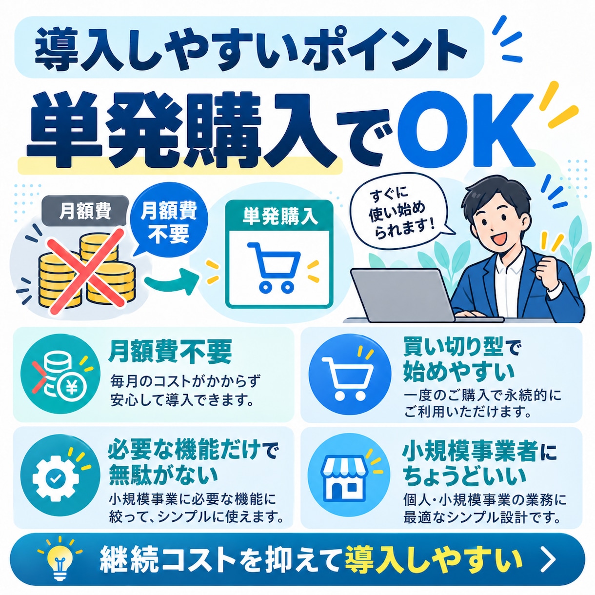 小規模事業者向け勤怠管理ソフトを制作します 月額費不要！紙・Excelでの勤怠管理を効率化！ イメージ4
