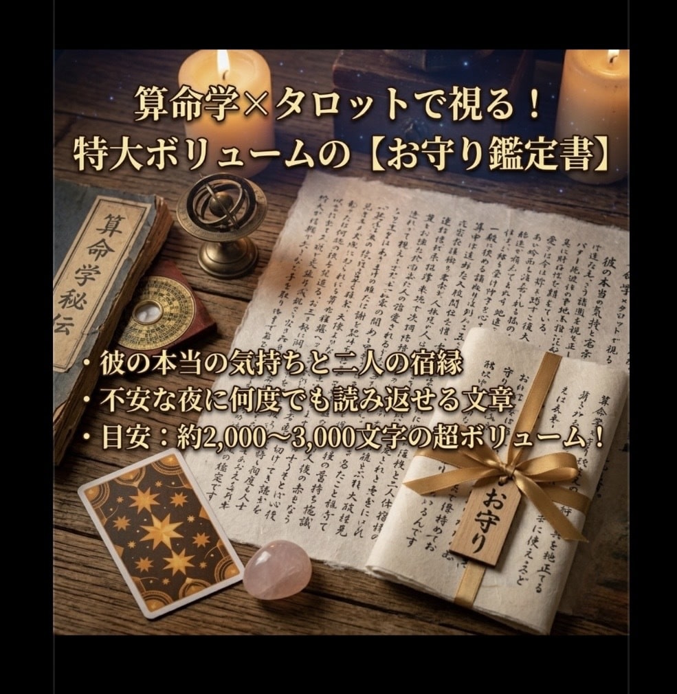 W不倫・複雑恋愛｜彼の本音を3000字で鑑定します 彼の沈黙には、理由があります。 イメージ4
