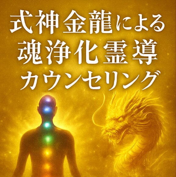 式神金龍の高波動で心身を浄化し導きます 式神金龍による魂浄化霊導カウンセリング イメージ2