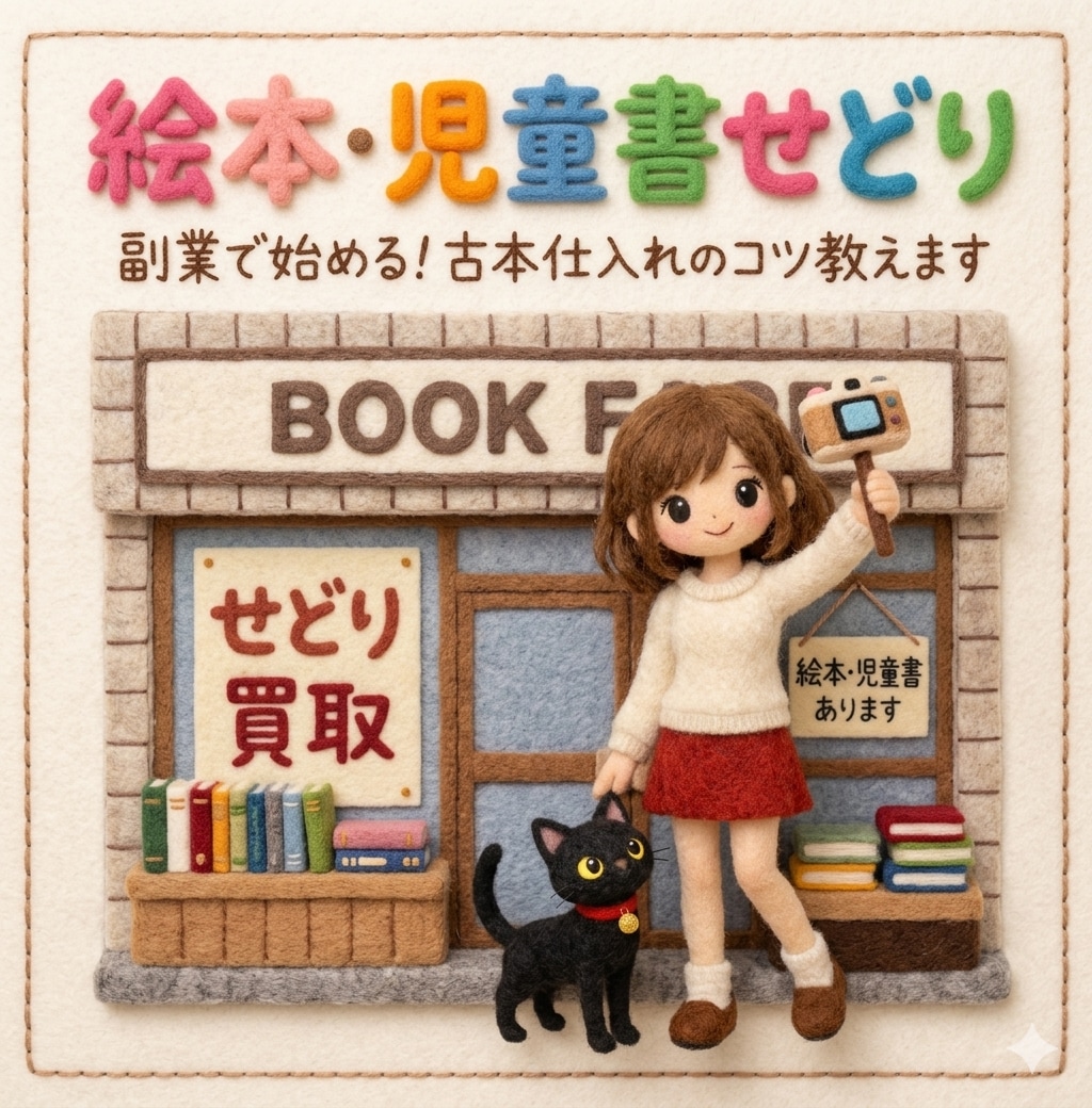 副業☆せどり☆絵本・児童書の仕入れ方法お教えします 頑張るパパとママのための絵本・児童書販売の極意を伝授します イメージ1