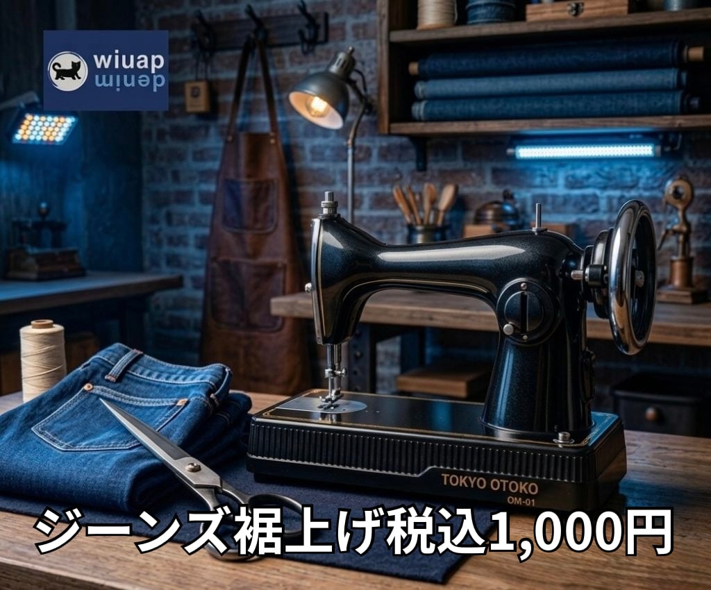 元ジーンズショップのプロが綺麗に裾上げします ただ短くするではなく “かっこよく見える丈”に仕上げます。 イメージ1