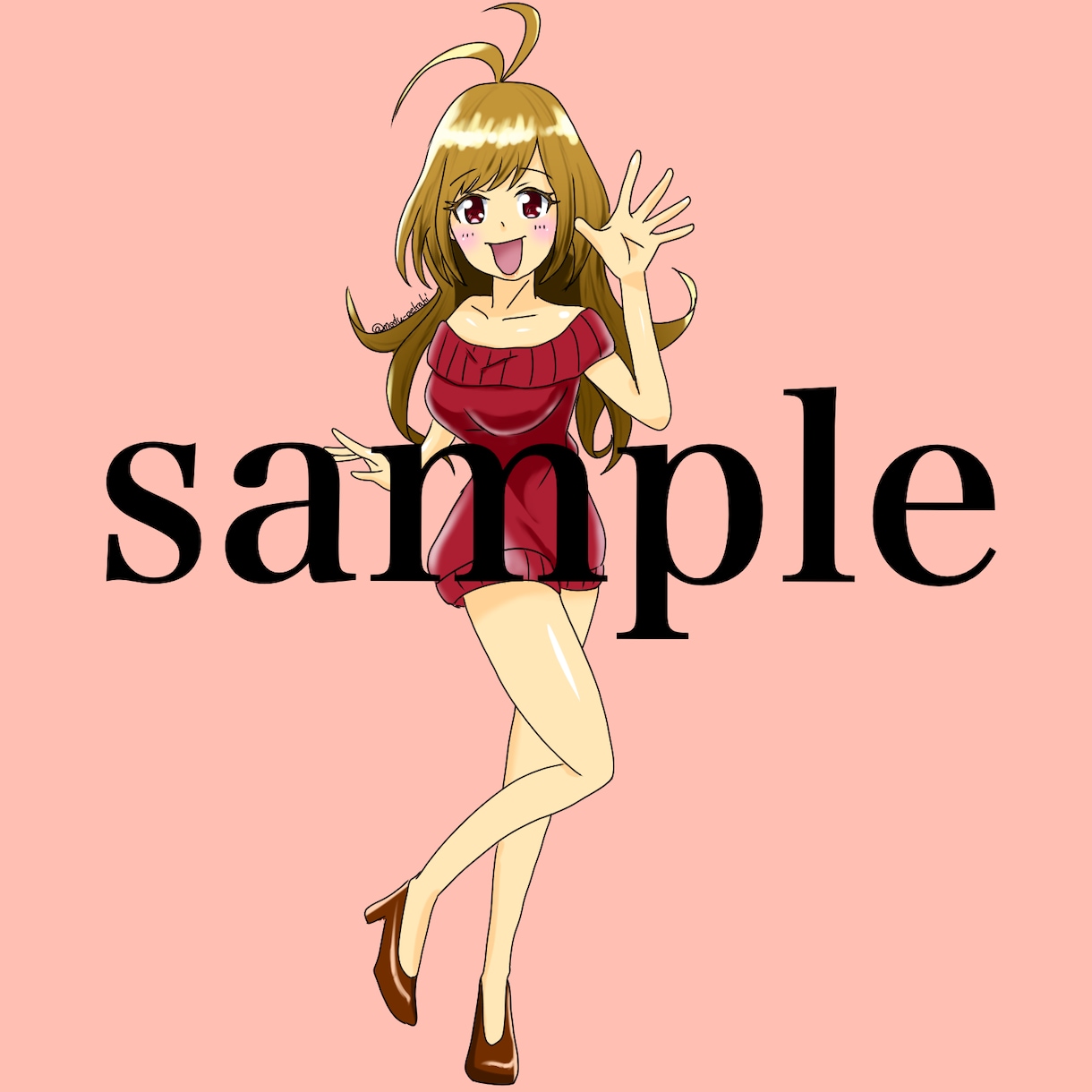 SNSのアイコン作成／イラスト描きます 似顔絵やオリキャラを描きます！ イメージ4