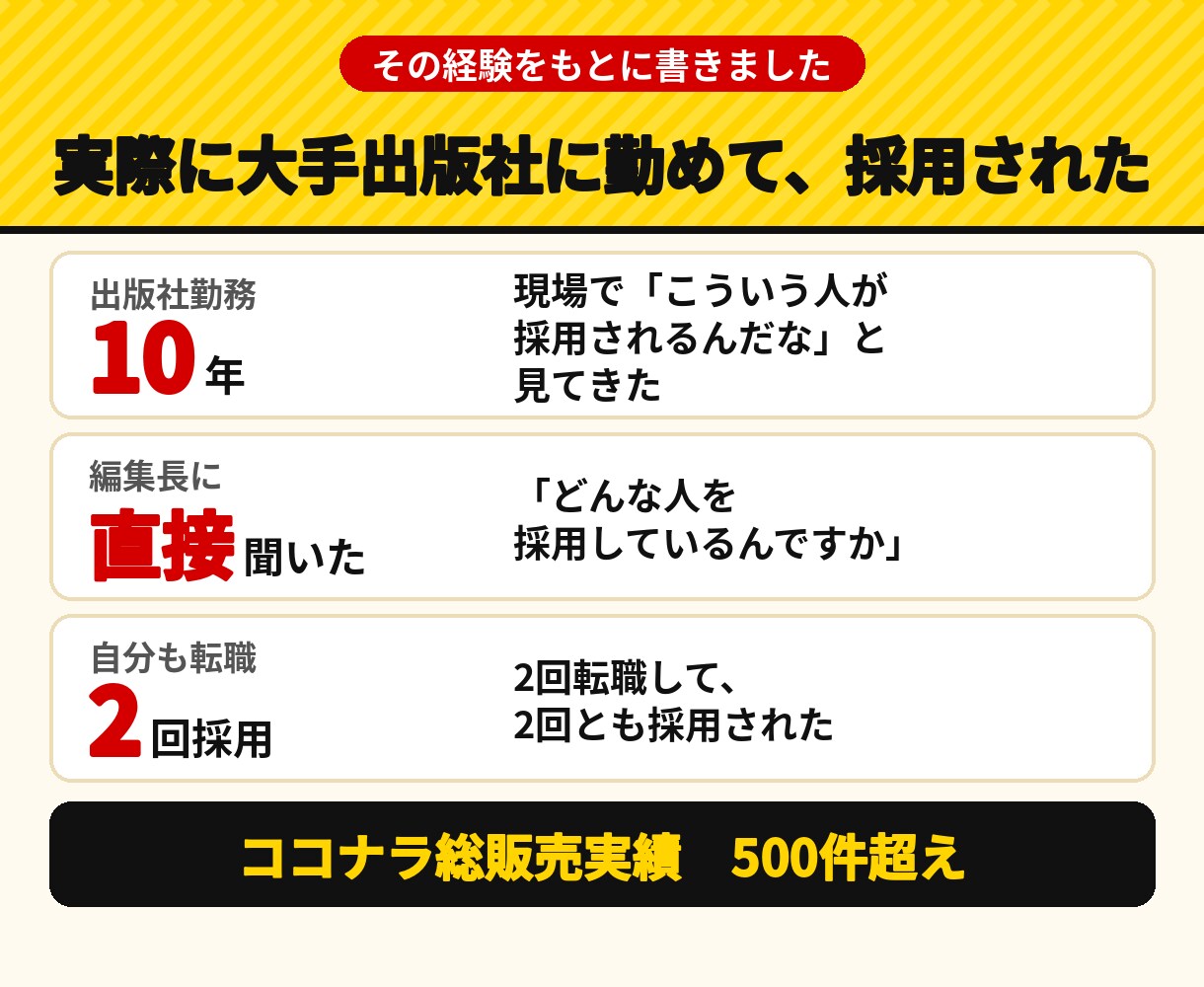 元漫画編集者が出版社の面接対策を教えます 実際に大手出版社の面接に受かった経験をまとめました イメージ6