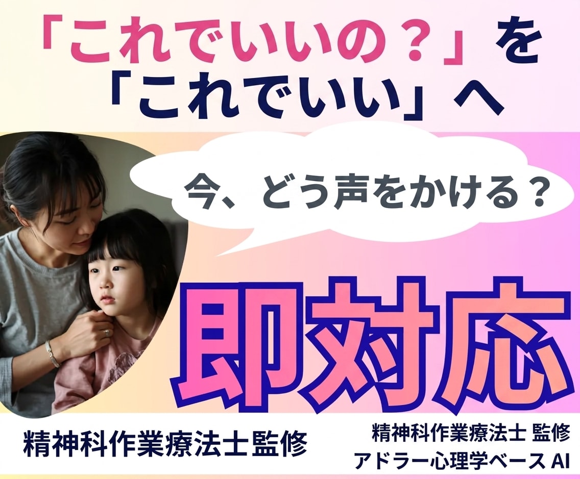 イライラ怒鳴り過ぎ、後悔して自分責めループ止めます 育児で迷った瞬間★親子で育つ納得の関わり見つけます。 イメージ1