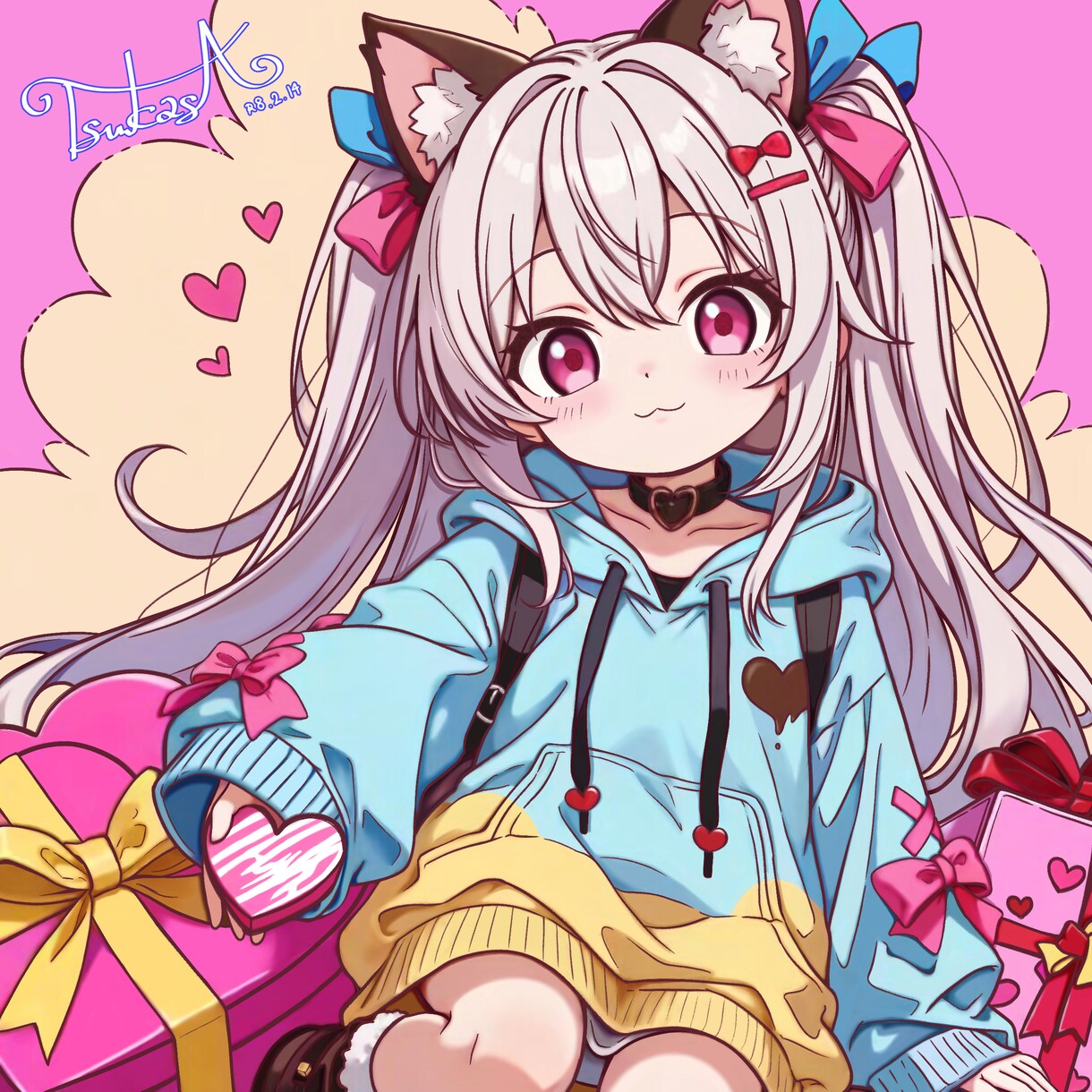 2～約4頭身オリジナルイラストを作成致します アイコン、IRIAM等の立ち絵、グッズ用などに イメージ1