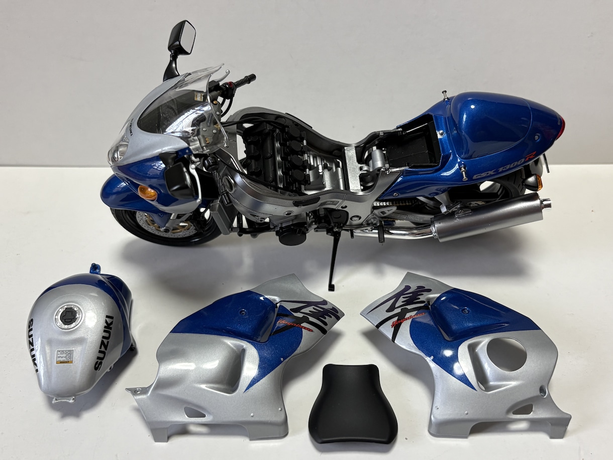 プラモデル【1/12バイクモデル】の作成代行します 気に入ったプラモデルがあっても作った事が無いので諦めていた方 イメージ3
