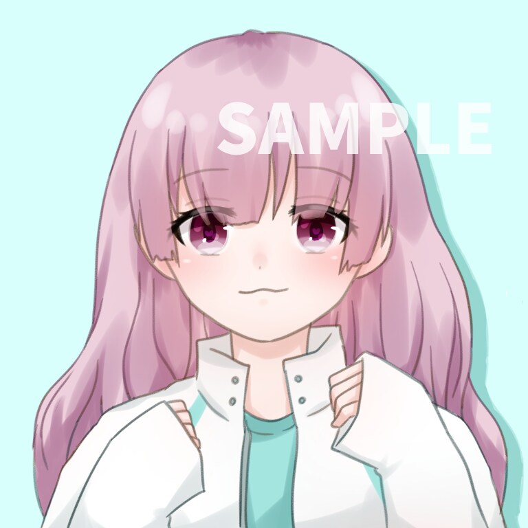少しゆるめのイラストを描きます SNSのアイコンなどにご使用ください^^* イメージ2