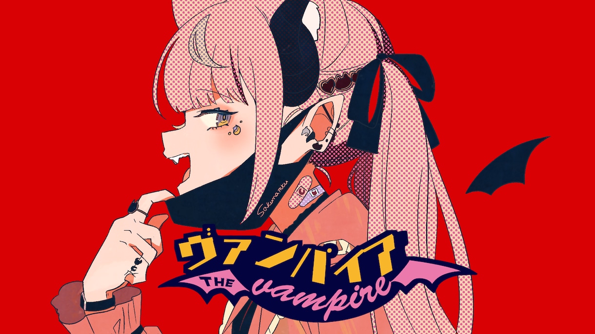 歌ってみた動画のサムネイル・動画イラスト制作します トレスをせず制作させて頂きます！ イメージ4