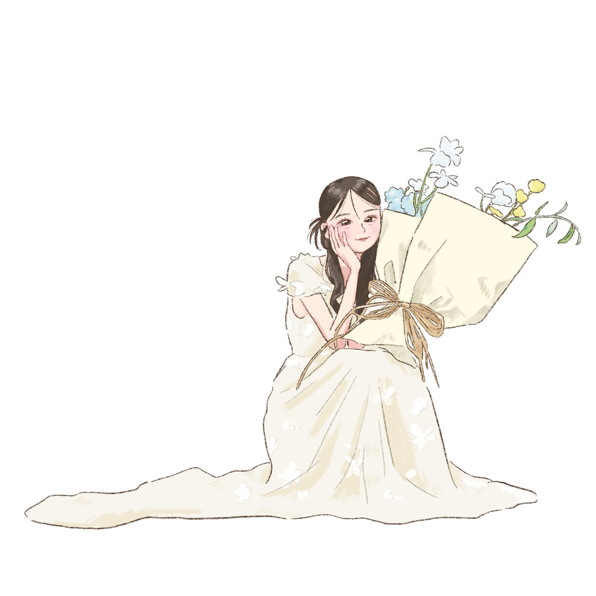 ふわかわ全身イラスト描きます 優しい印象の全身イラストおまかせください！ イメージ3