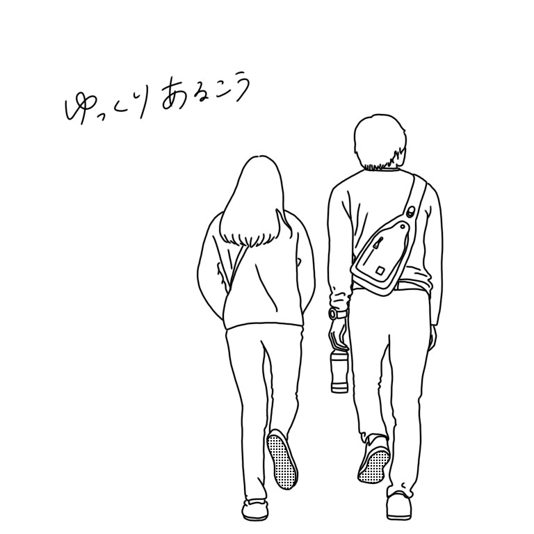 線画でスマホ用壁紙作成いたします シンプルお洒落な淡い配色が得意です！ イメージ4