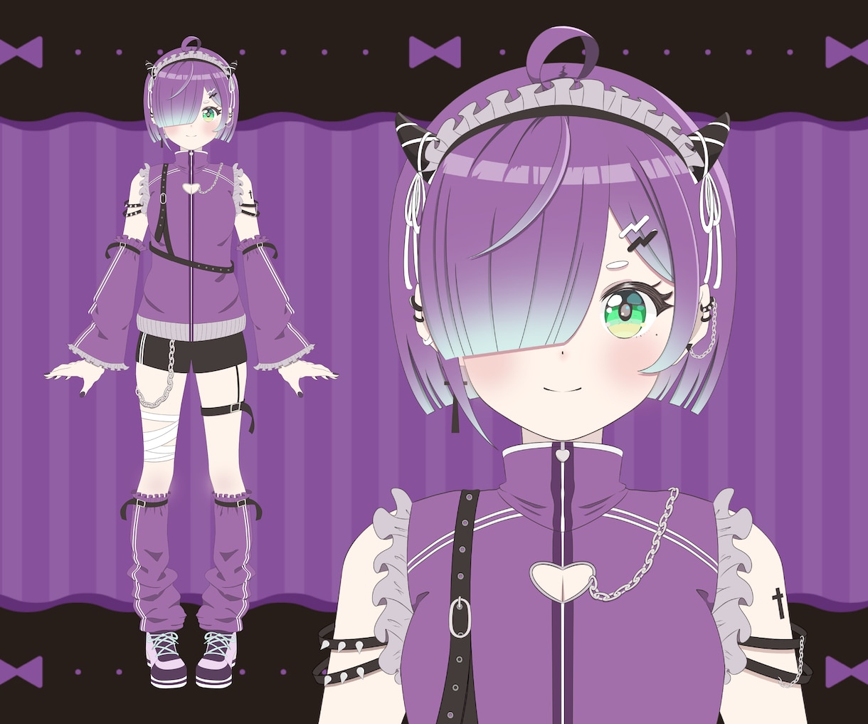 全工程込み！可愛いVtuberモデル制作致します キャラデザ・Live2D・修正無制限・著作権譲渡・全工程制作 イメージ5