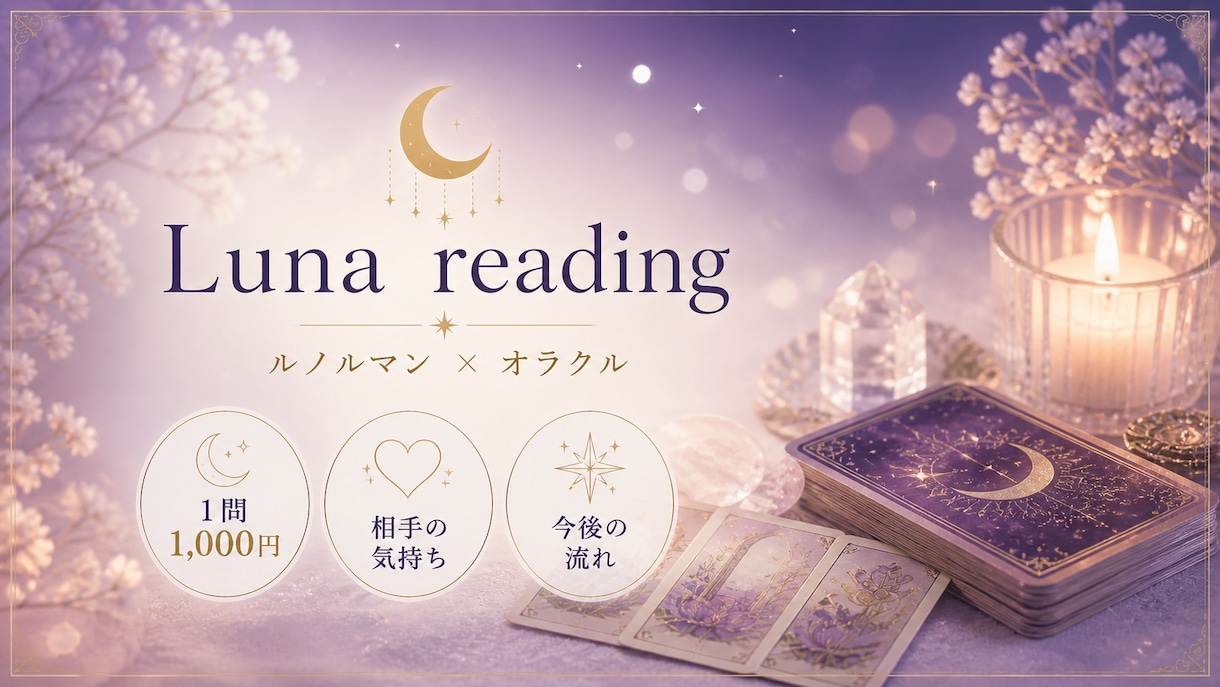 ルノルマンで状況と相手の気持ちを読みます 【1問1000円】恋愛・相手の気持ちを深くリーディング イメージ1