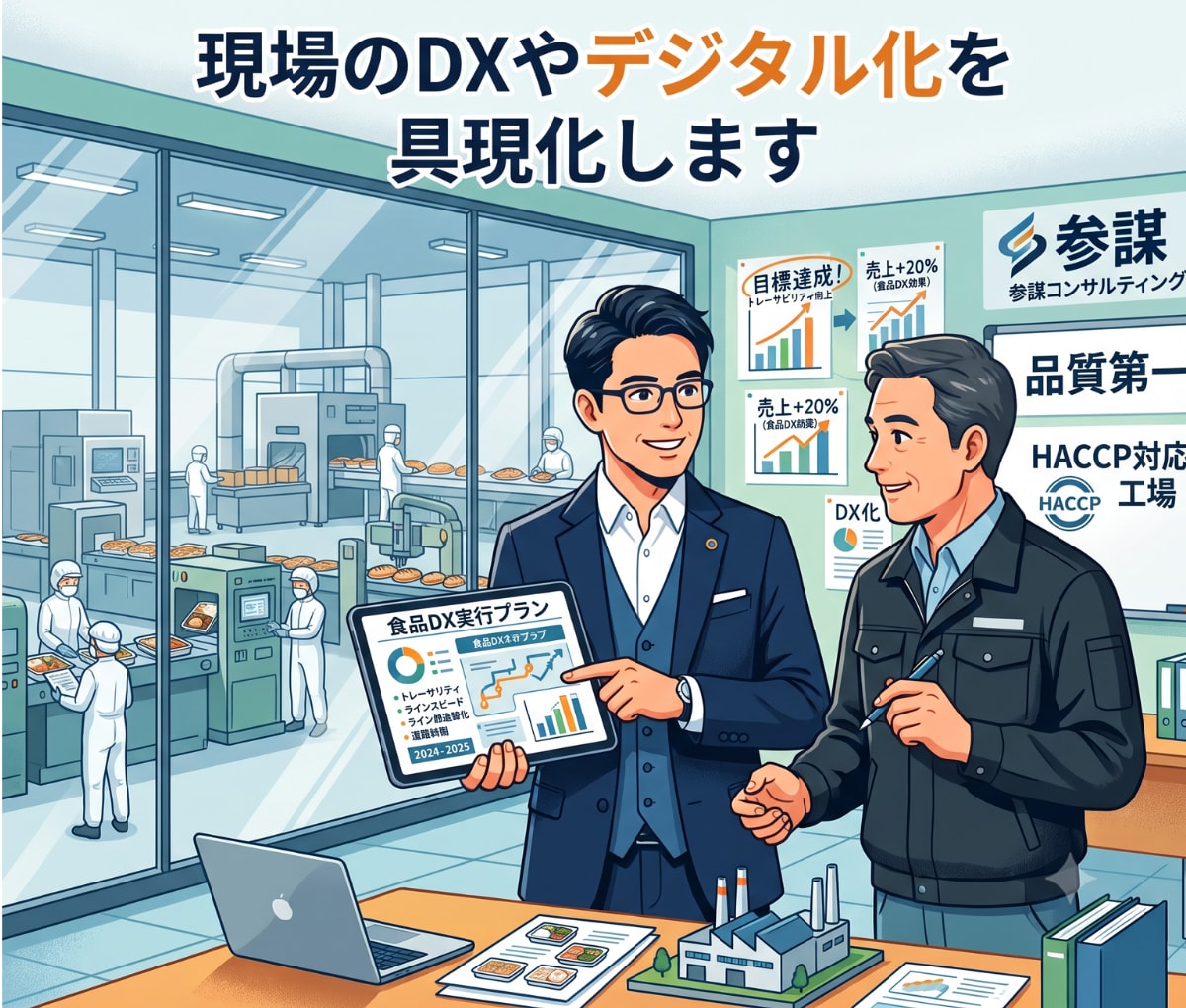 御社のコンサル提案に具体的なデジタル化提案出来ます QRコード活用によるQR動画教育、フードディフェンス出来ます イメージ1