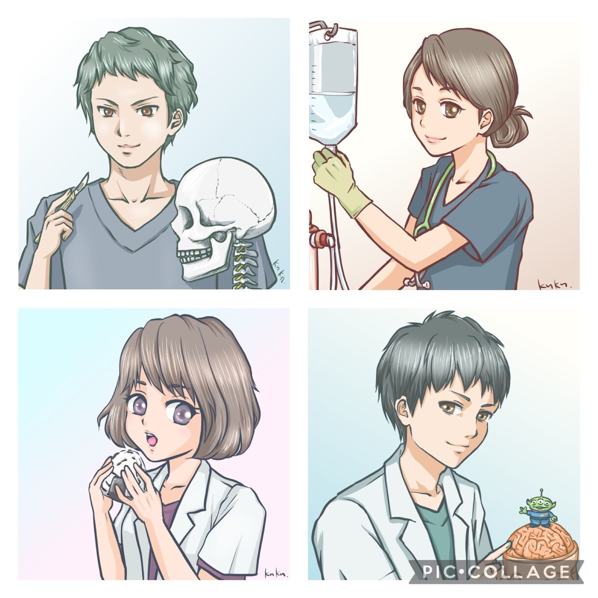 TwitterなどSNSのアイコンを作成します イラスト好きな外科医です(*´ω`*) イメージ2