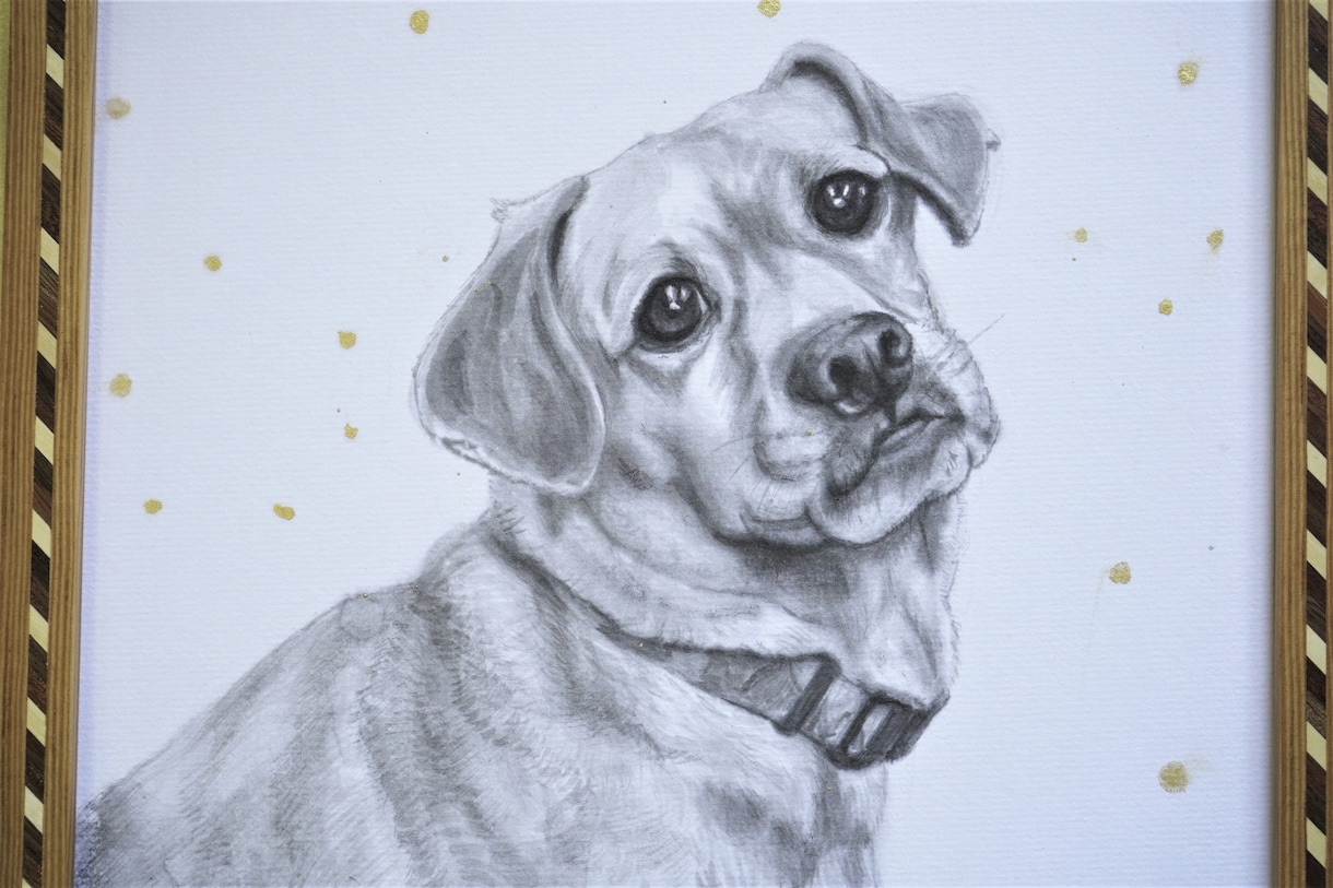 犬と猫の肖像画描きます 水墨画で肖像画を残しましょう。墨は千年以上劣化しないので イメージ5
