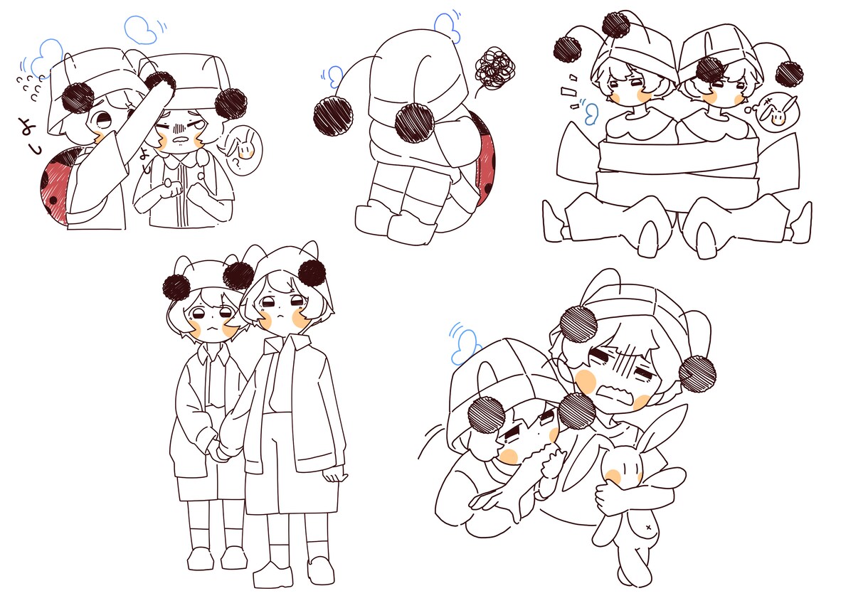 可愛い/かっこいい/チビキャラなどをお描きします アイコンや小説の挿絵、歌ってみた動画、立ち絵など是非༄ イメージ10