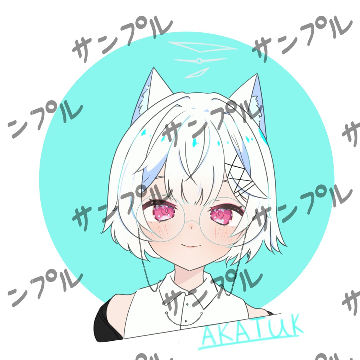 VRCユーザー向けキャラクターアイコンを作成します VRCユーザー向けキャラクターアイコン イメージ2