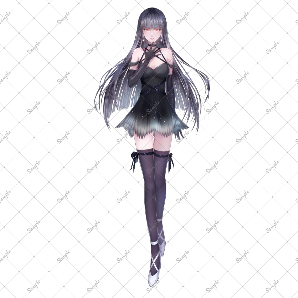 完成品！表情８種＋角＋尻尾の小悪魔ちゃん販売します 【完成品】全32種類の立ち絵になります！【すぐお渡し可能】 イメージ6