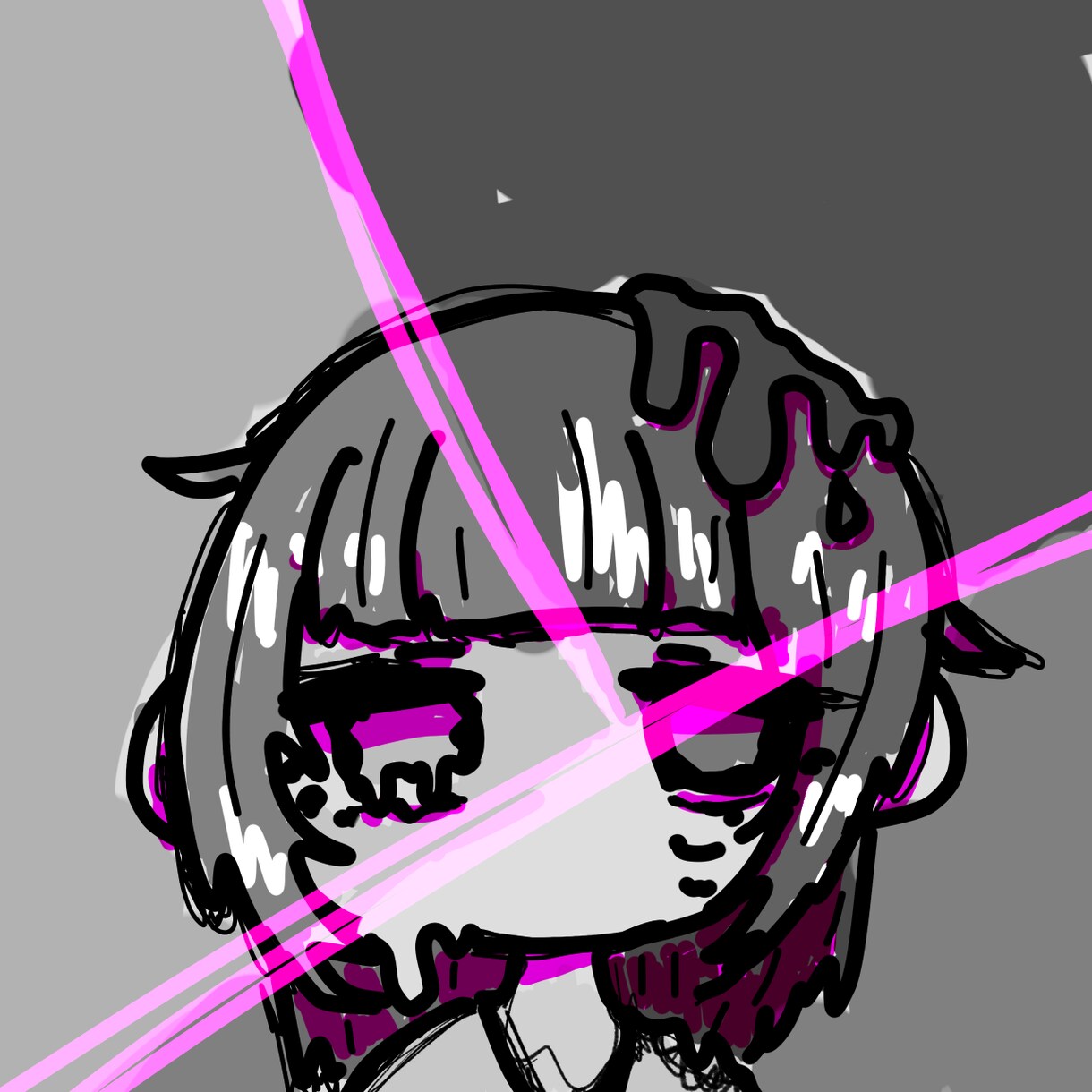 ポップで病みかわなイラスト描きます あなただけの個性をアイコンにしてみせます イメージ2