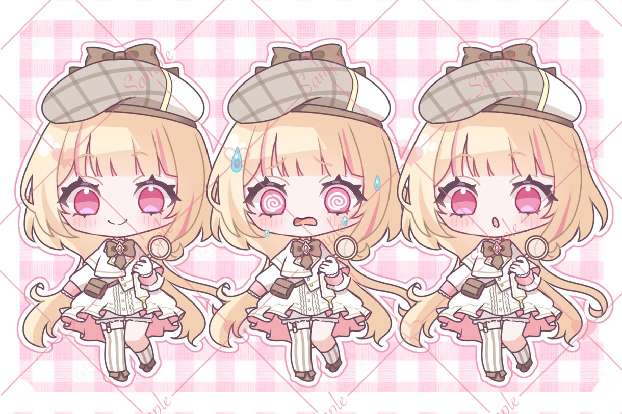 商用利用○SDキャラ/ミニキャライラスト描きます アイコン・グッズ・SNS等に！もちもちかわいいイラストです。 イメージ3