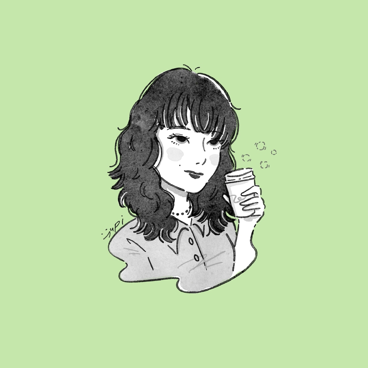 おしゃれ×ゆるいタッチのアイコン作成します SNSアイコン、プレゼントにかわいいイラストはいかがですか？ イメージ7