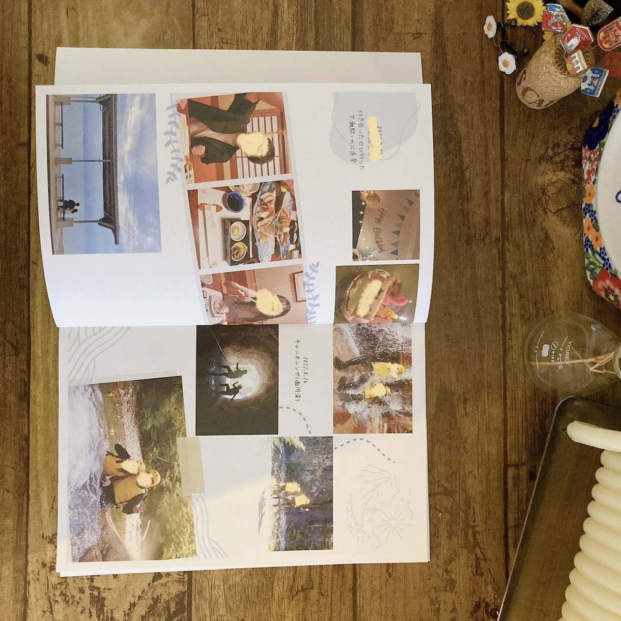 あなたの【結婚・記念日】に思い出アルバムを作ります エピソード付きで、写真だけでない手作りの特別なアルバムを イメージ2