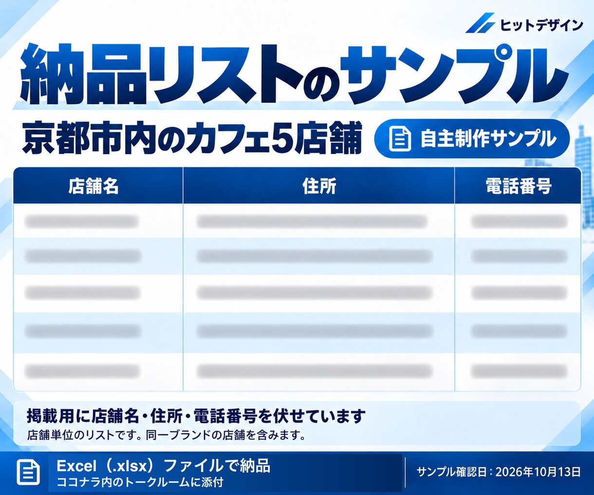 ご希望の業種・地域の企業営業リストを作成します 先着3件限定！50件まで2,000円で営業先探しをお手伝い イメージ3