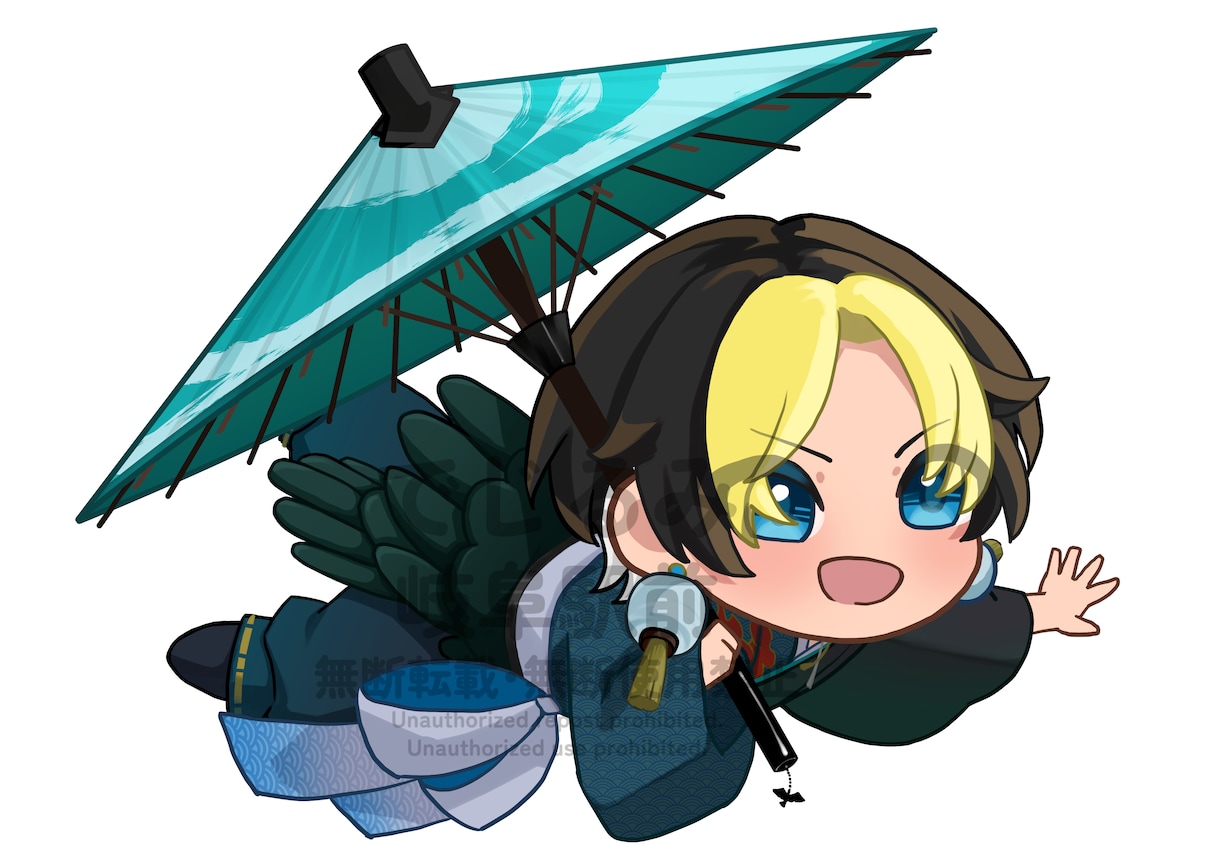 和風SDイラスト制作ます 和風以外にもかわいいデザイン承ります！ イメージ3