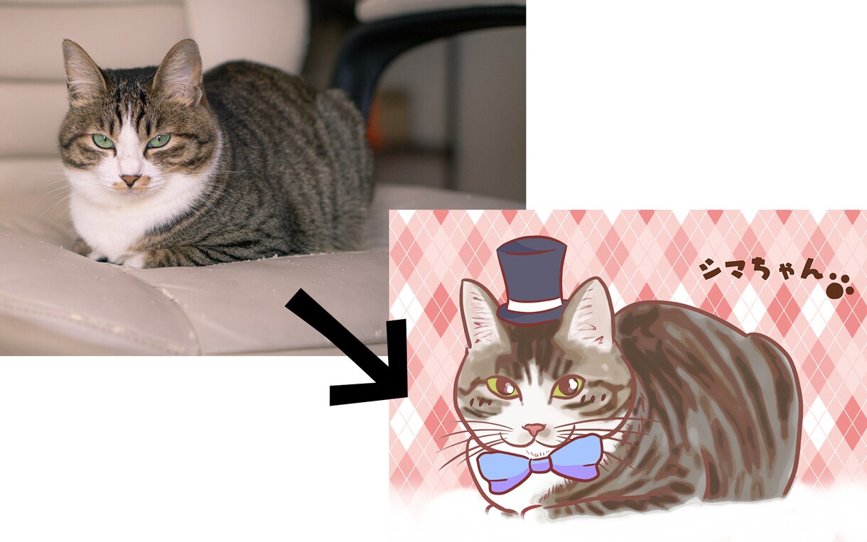 プロが描く！かわいいペットの絵を作成します ペットの絵をハイクオリティで！プレゼントにもピッタリです♪ イメージ2