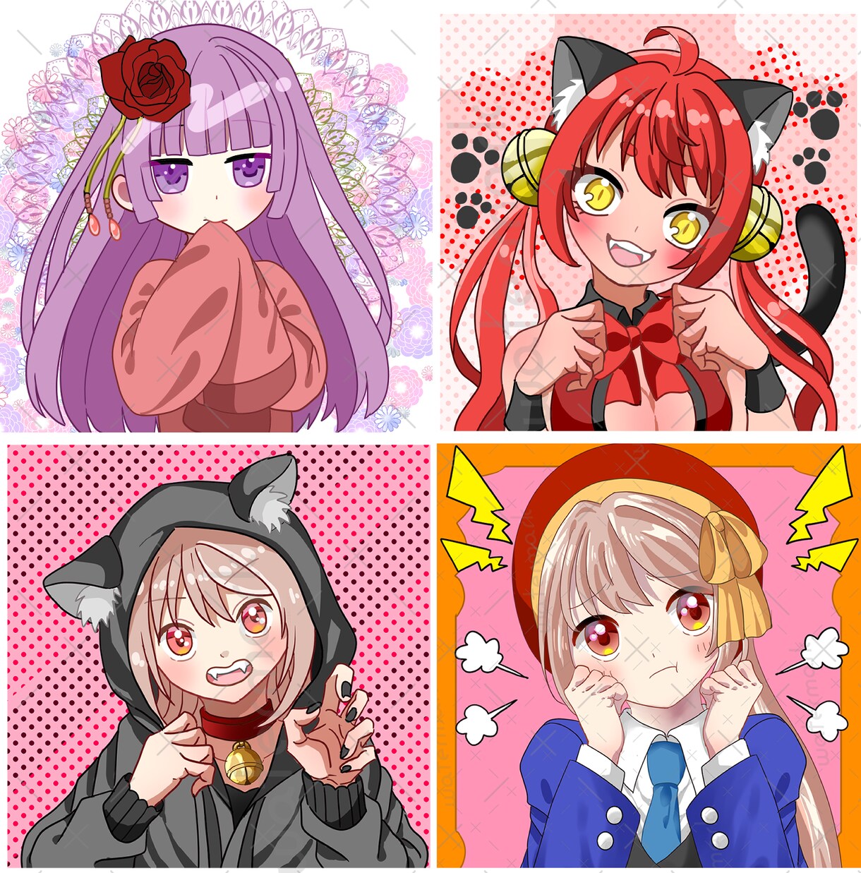アイコンイラスト描きます 可愛いアイコンイラスト描きます イメージ1