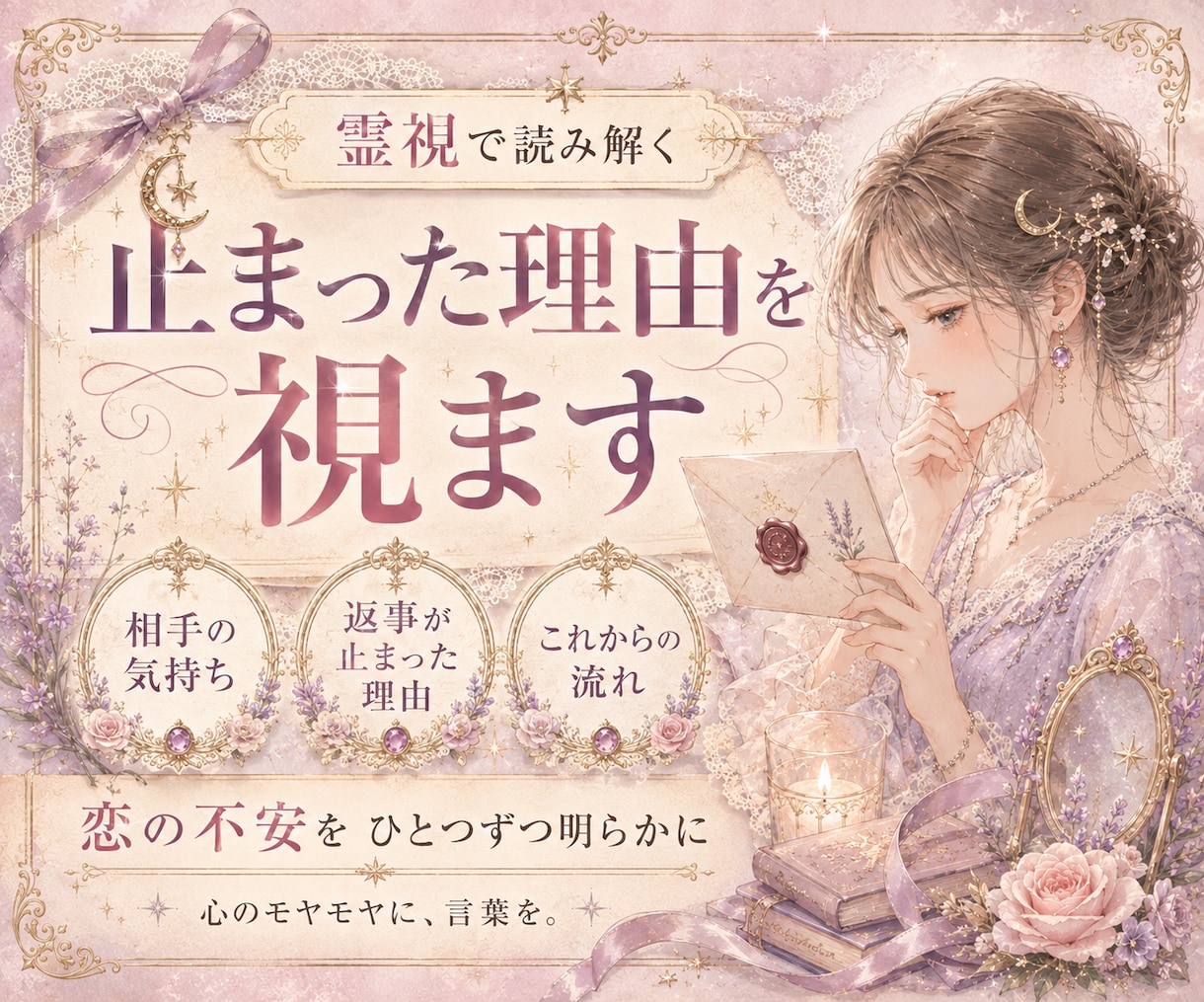 既読無視の理由を霊視で読み解きます 既読が止まった理由、守護霊に聞いてみませんか イメージ2