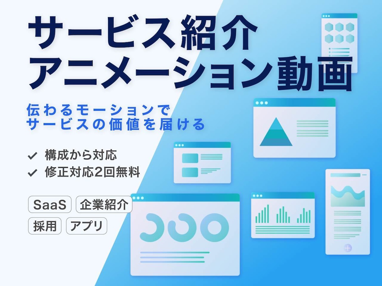 企業・サービスの魅力を伝える動画を制作します 〜複雑な内容を分かりやすく動画化〜 イメージ1